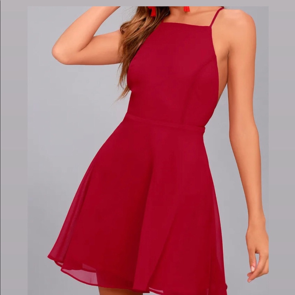 Red lulus dress
